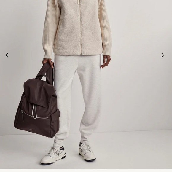 Varley Beige Sherpa Zip-Up Jacket - Picture 3 of 9